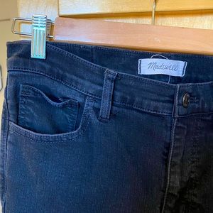 Madewell black skinny jeans